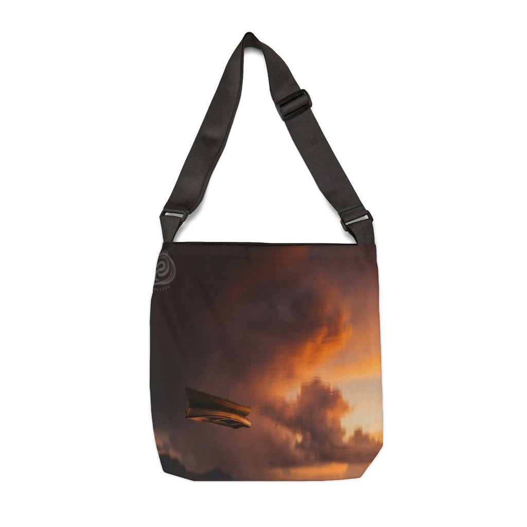 Adjustable Tote Bag - Golden Solitude | Echovira Gallery