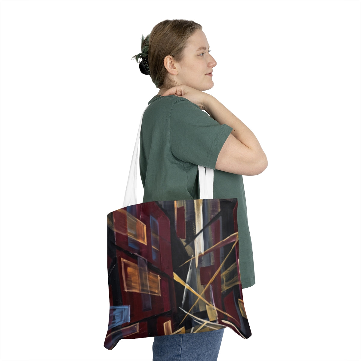 Shoulder Tote Bag - Urban Perspective | Echovira Gallery