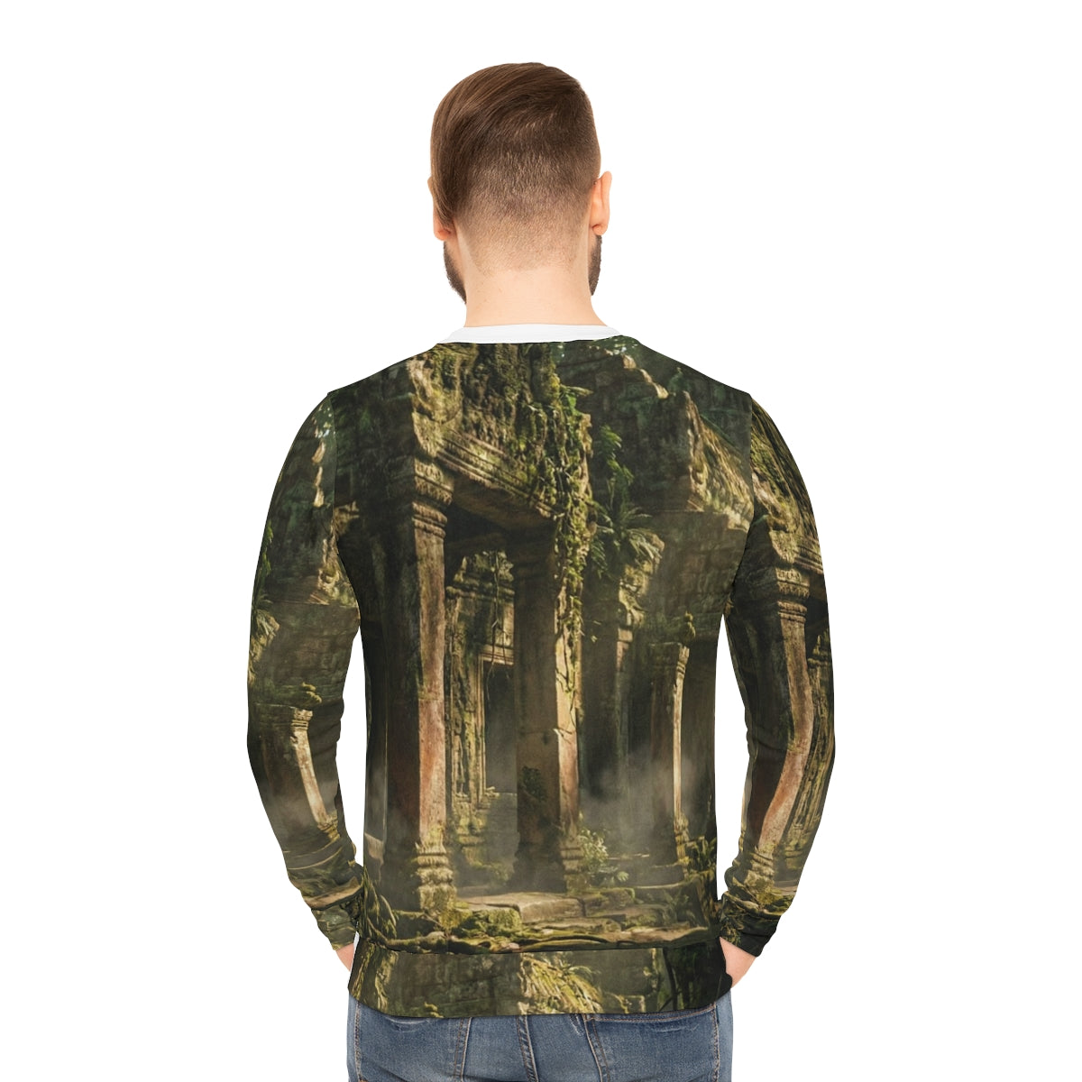 Men's Lightweight Sweatshirt - Temple | Echovira Gallery