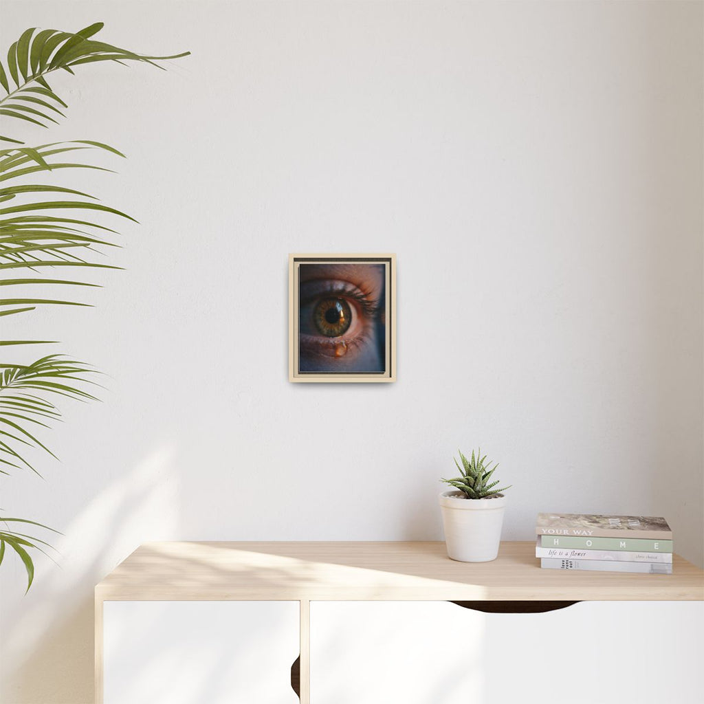Matte Canvas, Framed - Luminous Tear