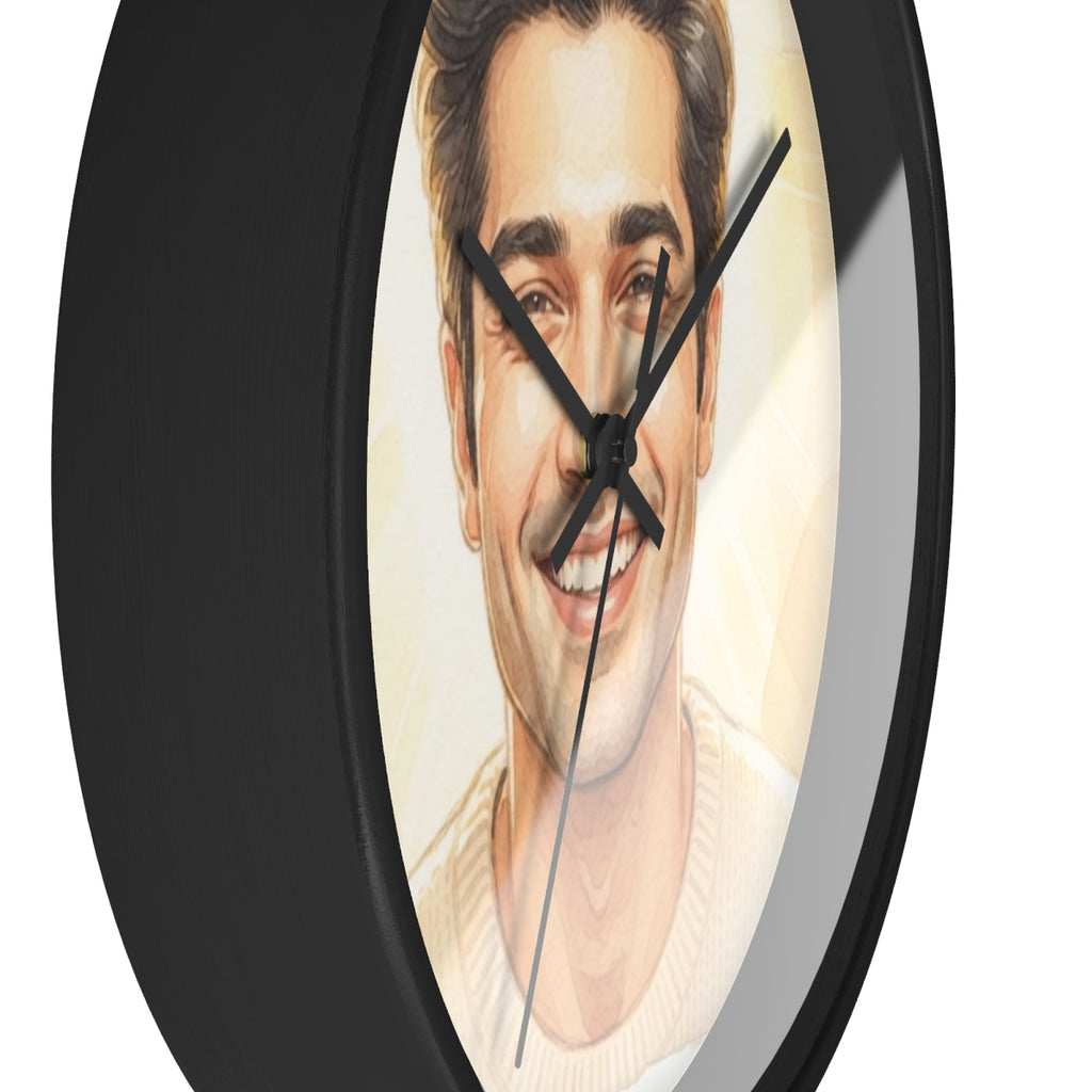 Wall Clock - Radiant Sunburst Joy | Echovira Gallery