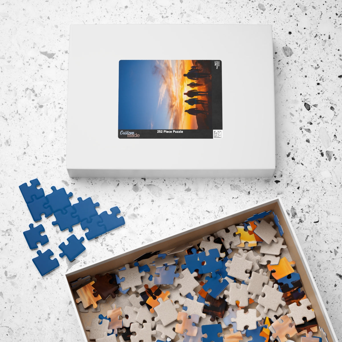 Puzzle - Golden Hiker Dawn