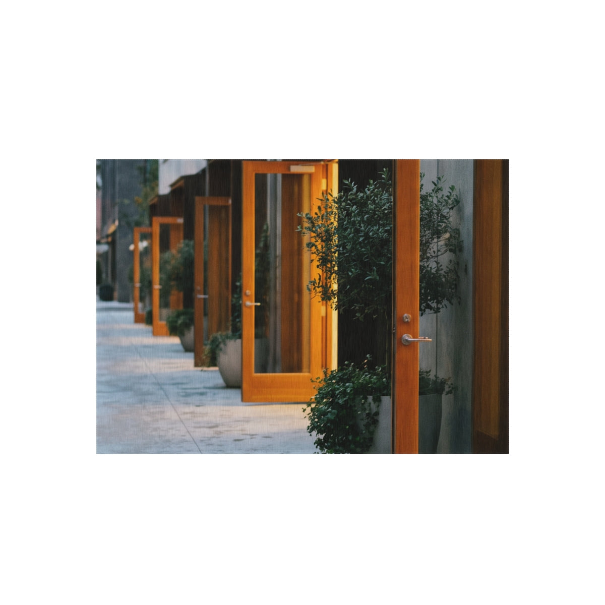 Outdoor Rug - Twilight Courtyard Patio | Echovira Gallery