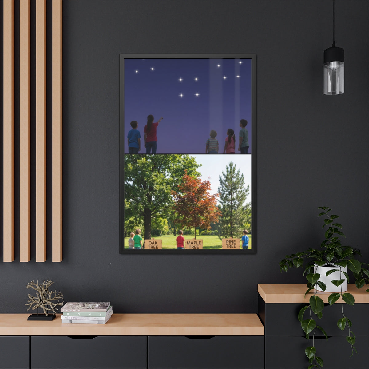 Framed Poster - Little Explorer — Portrait