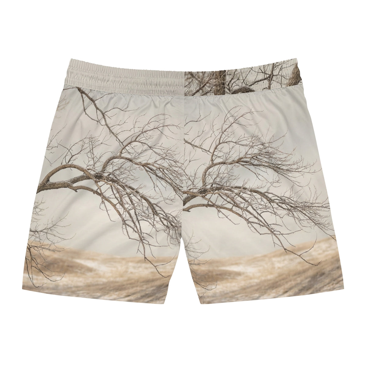 Men's Mid-Length Swim Shorts - Winter Branch Solitude... |...