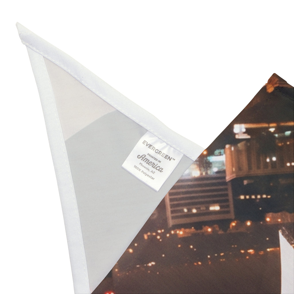 Pet Bandana - City Twilight Lights | Echovira Gallery