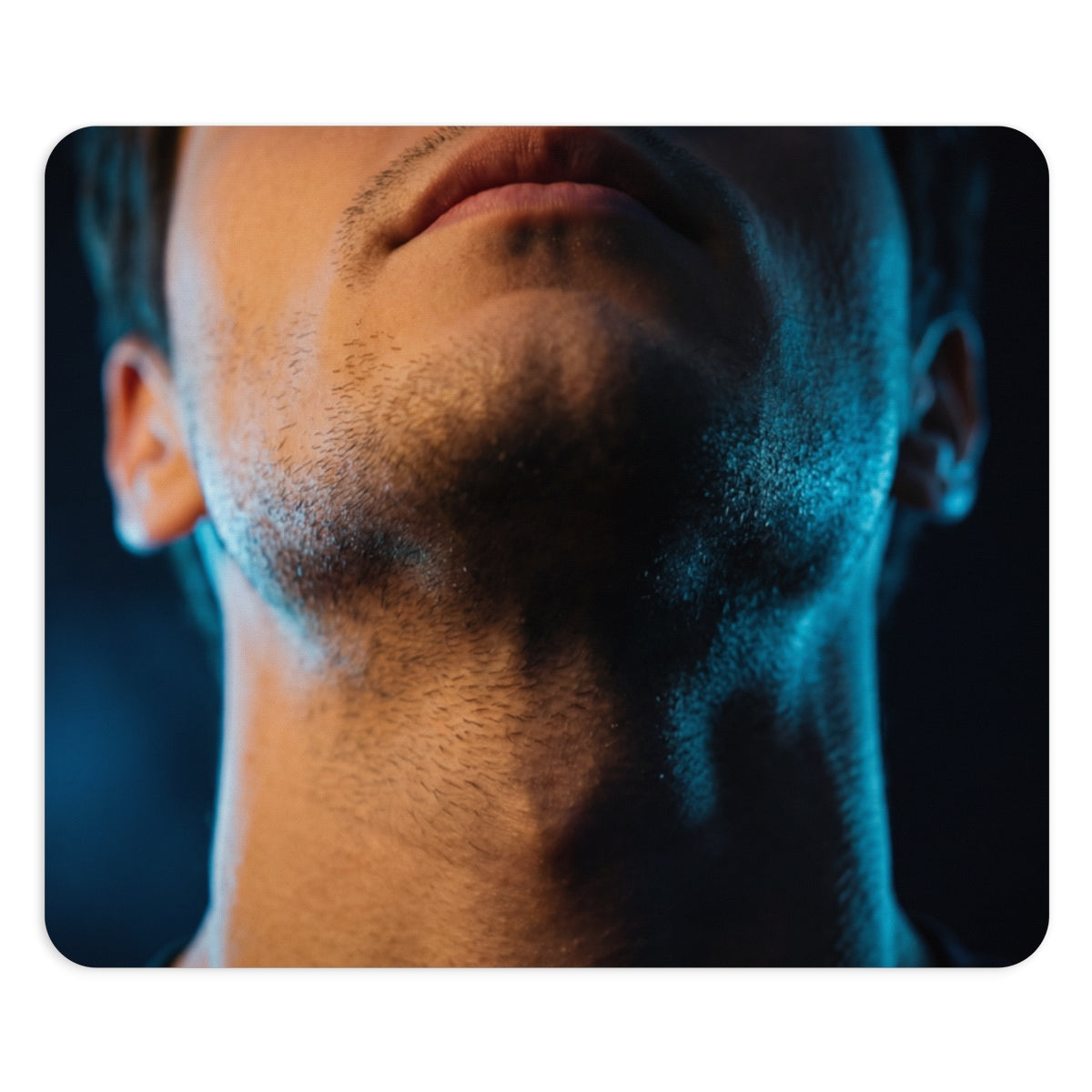 Mouse Pad - Neon Edge Workstation