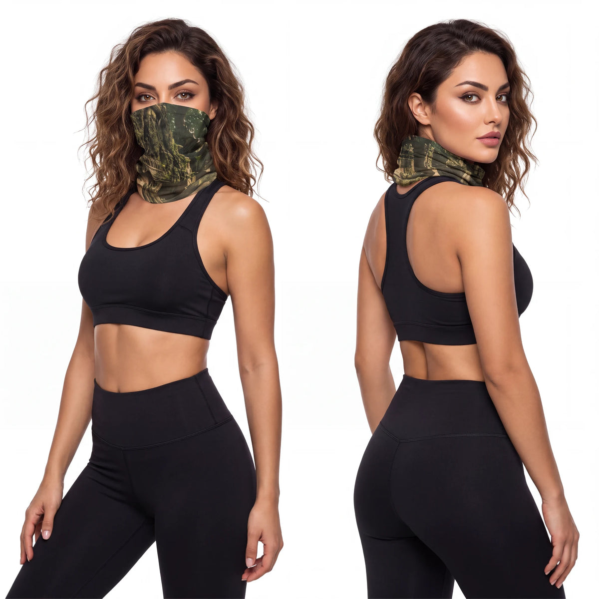 Lightweight Neck Gaiter - Temple Canopy | Echovira Gallery