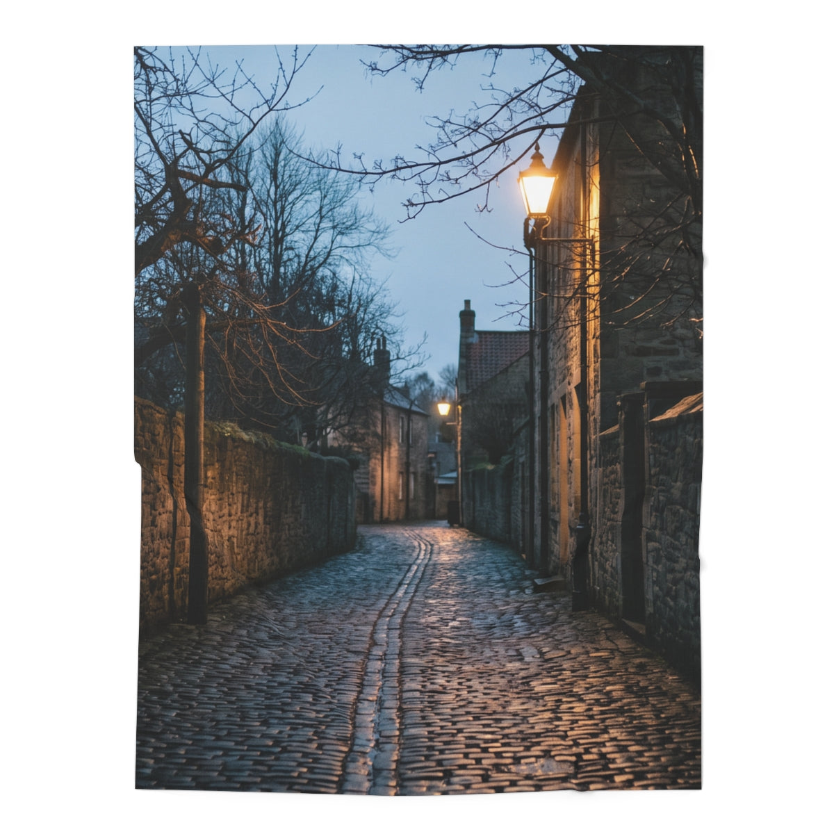 Cobblestone Alley Baby Swaddle Blanket