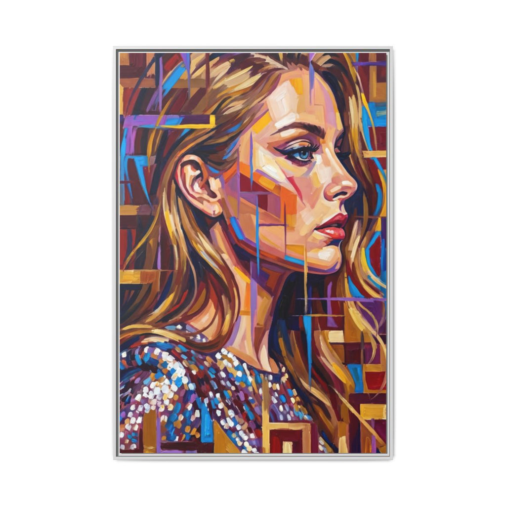 Framed Matte Canvas - Shattered Elegance (8×10, 9×12, 11×14...