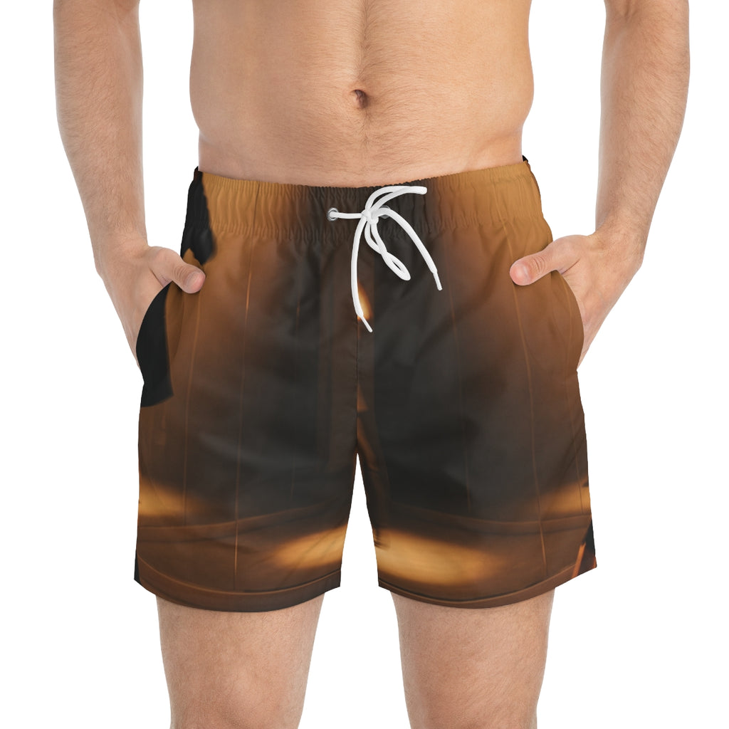 Golden Hour Tango Swim Trunks | Echovira Gallery