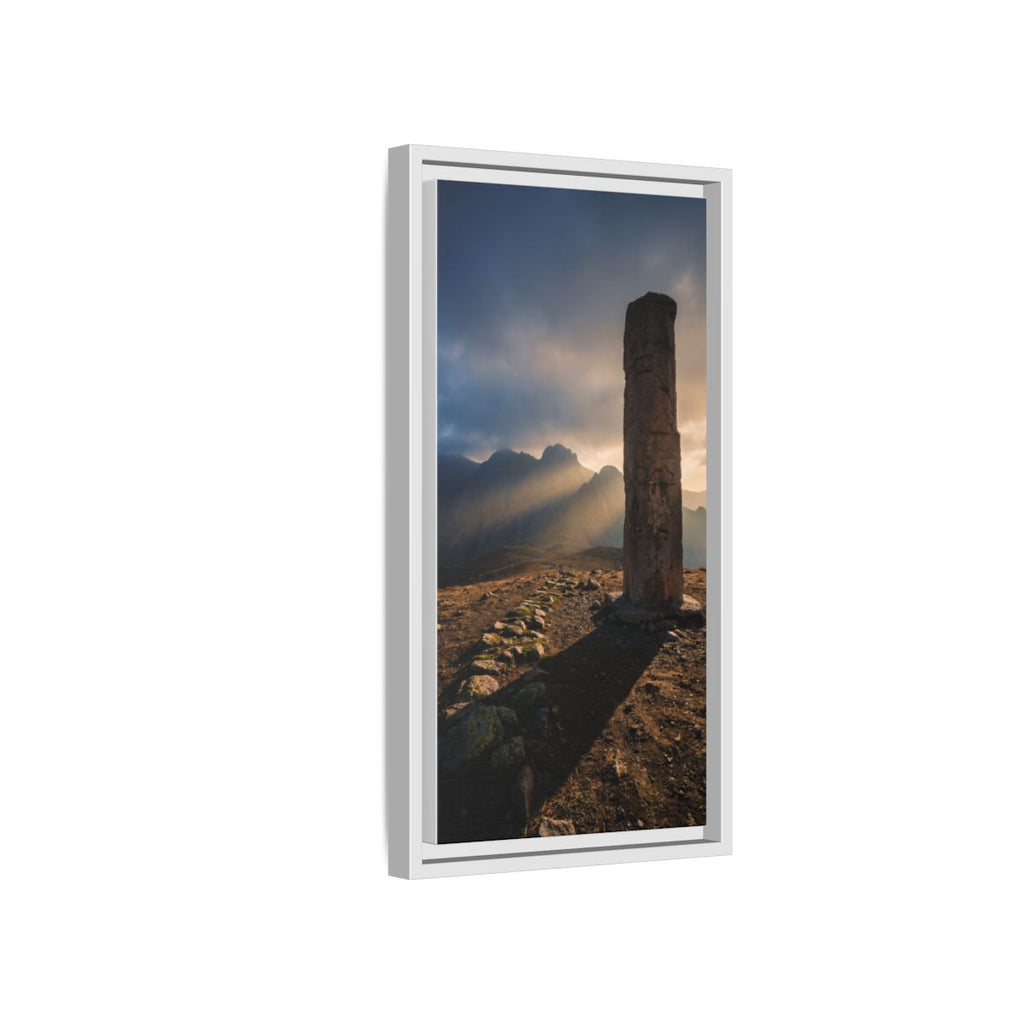 Framed Matte Canvas - Sun Peak