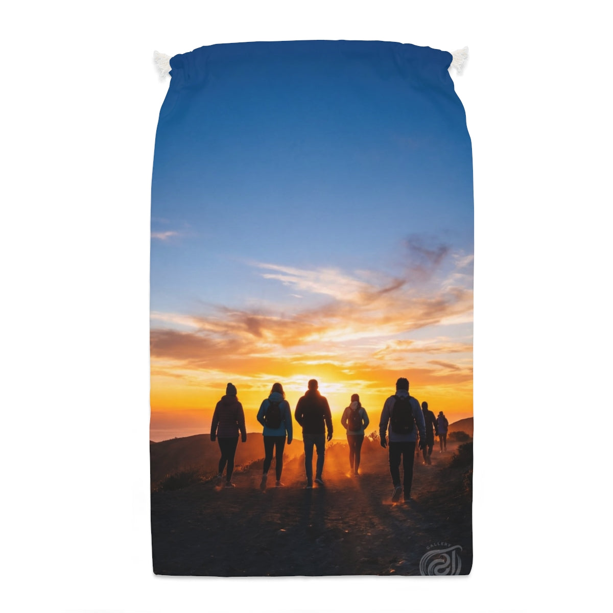 Storage Sack - Sunset Mountain Horizon | Echovira Gallery