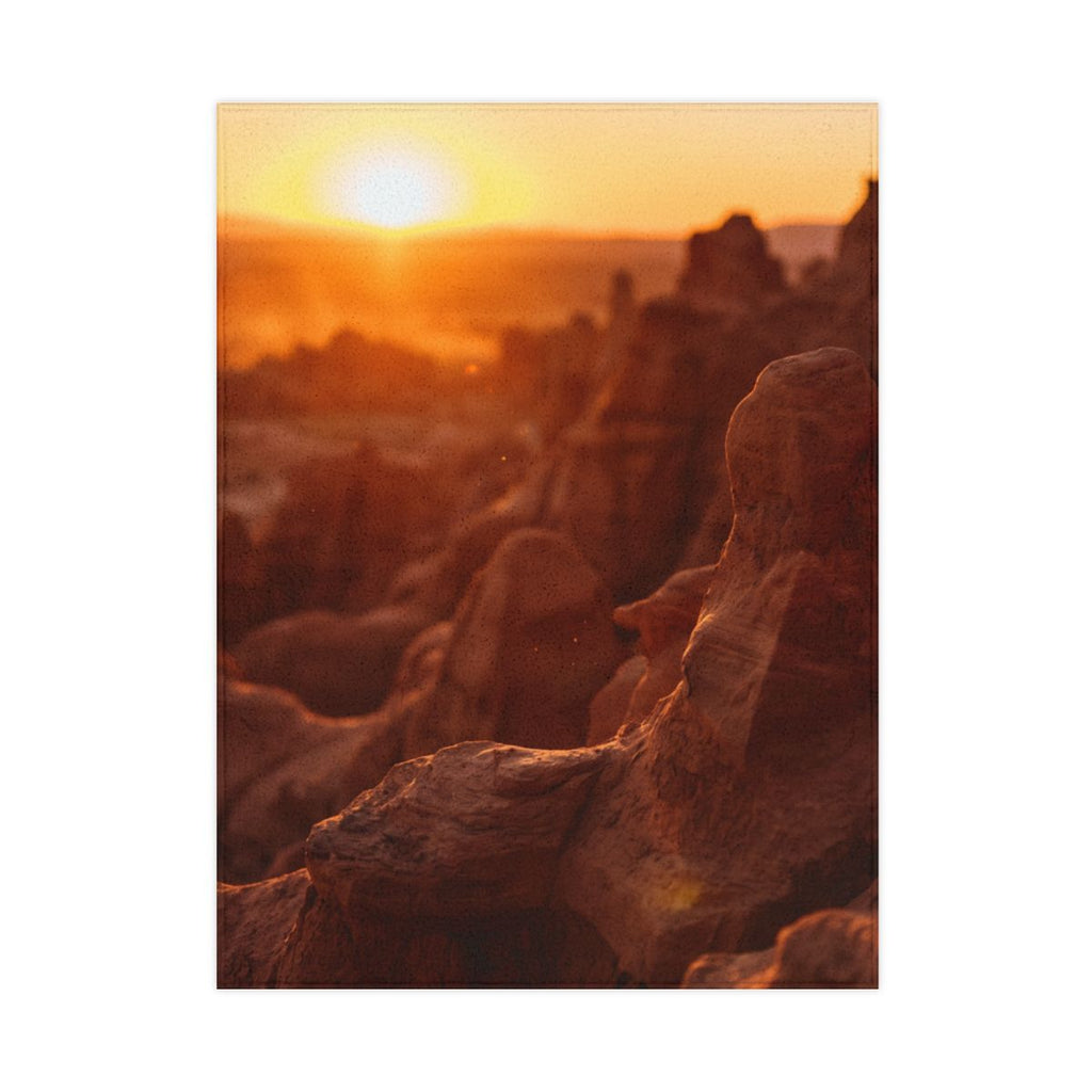 Desert Sunset Canyon Toddler Blanket