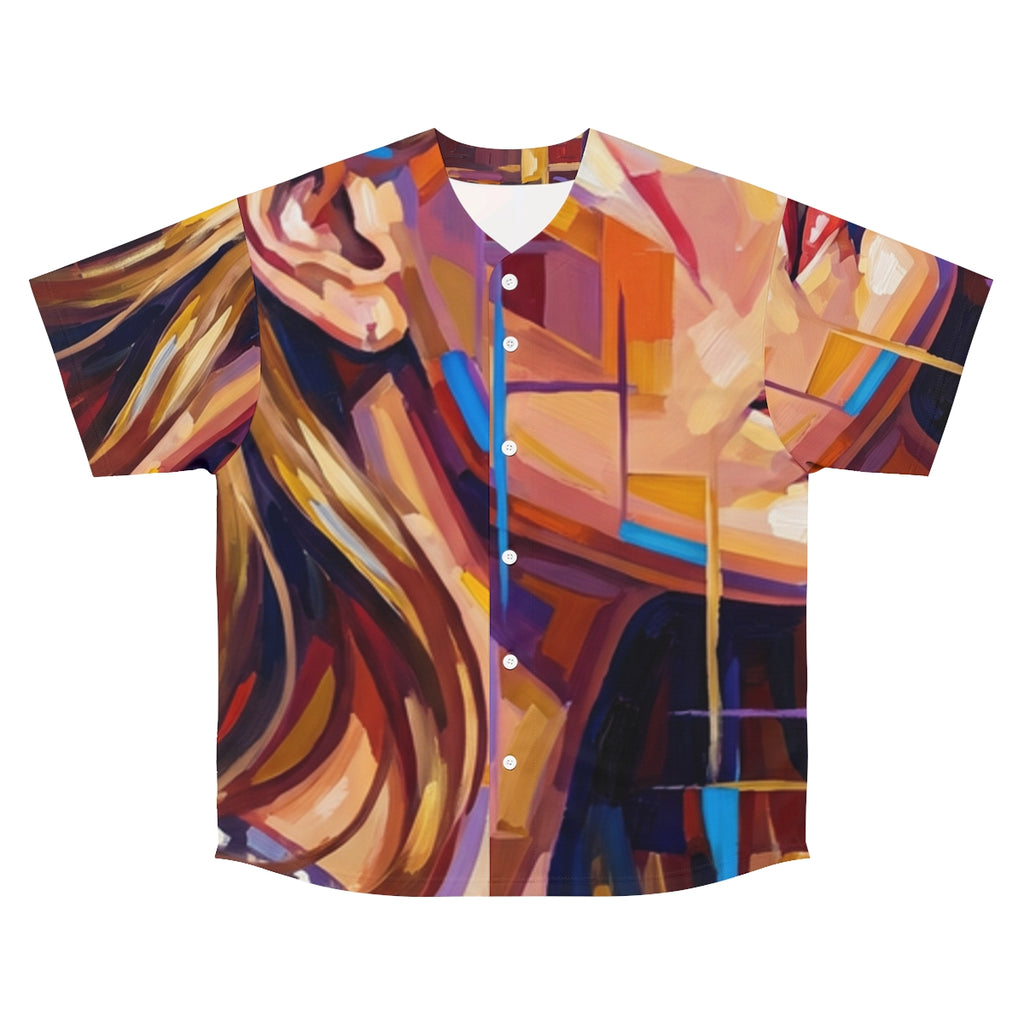 Men's Baseball Jersey - Shattered Elegance | Echovira...