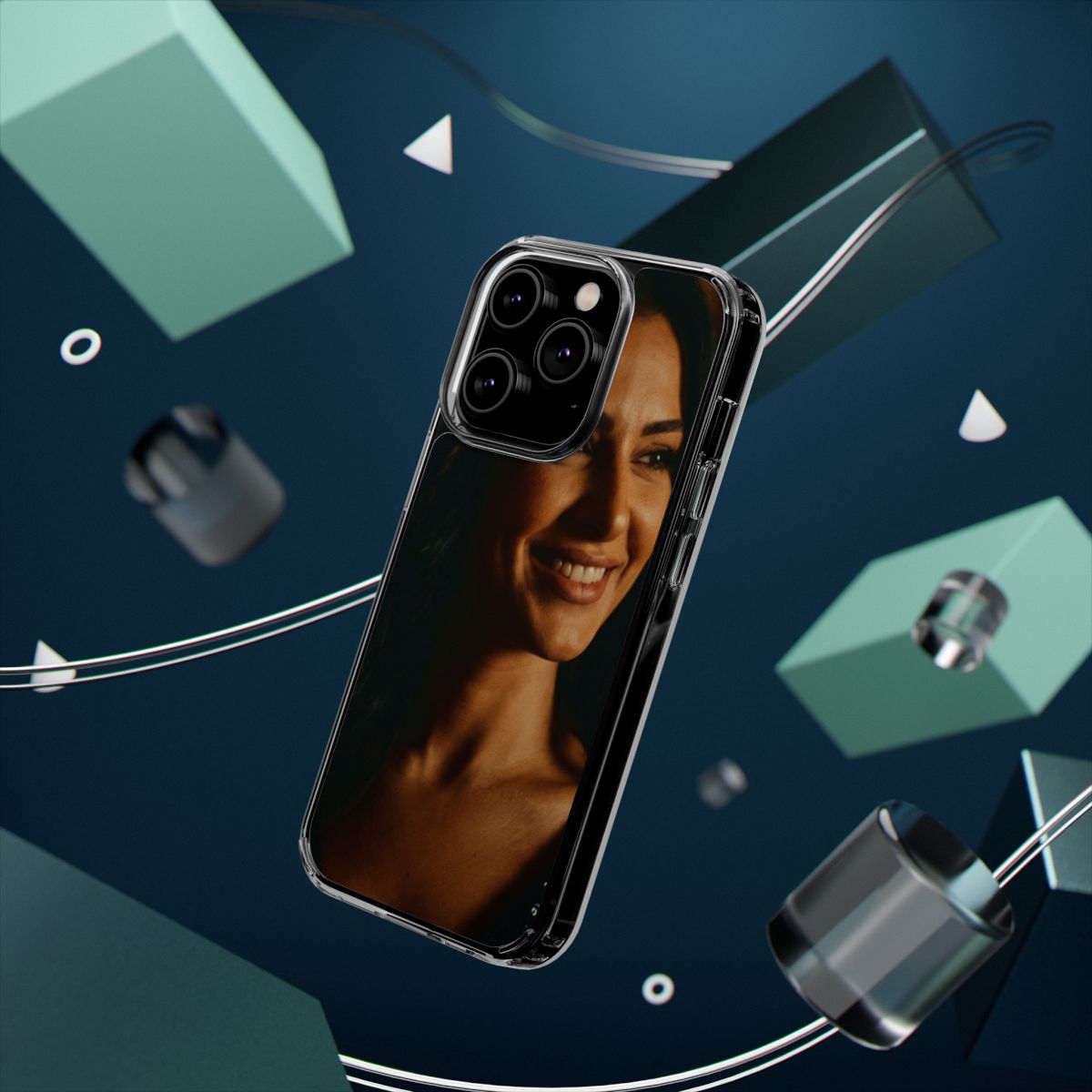 Clear Impact-Resistant Cases - Clear Phone Case - Golden...