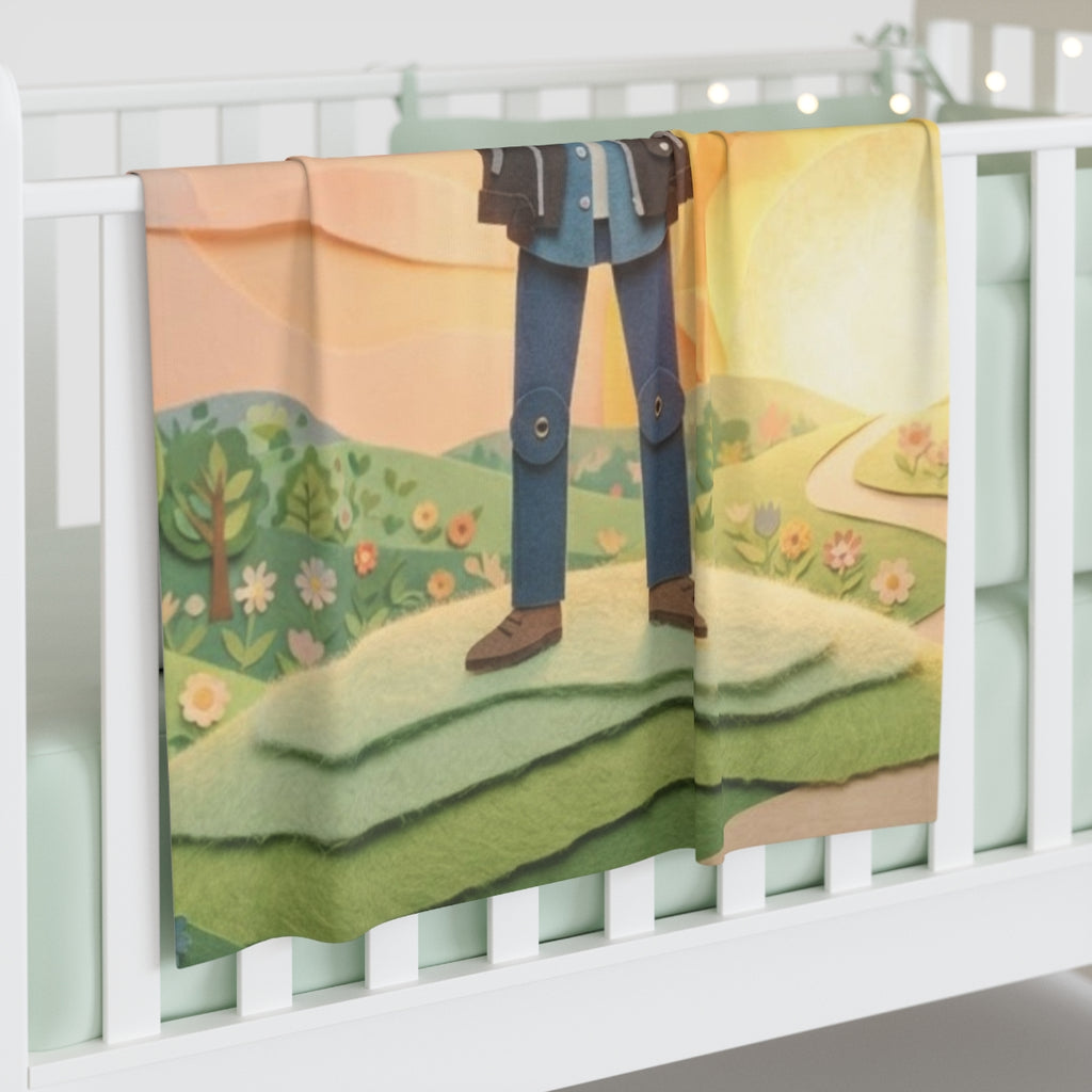 Baby Swaddle Blanket - Sunny Hills | Echovira Gallery