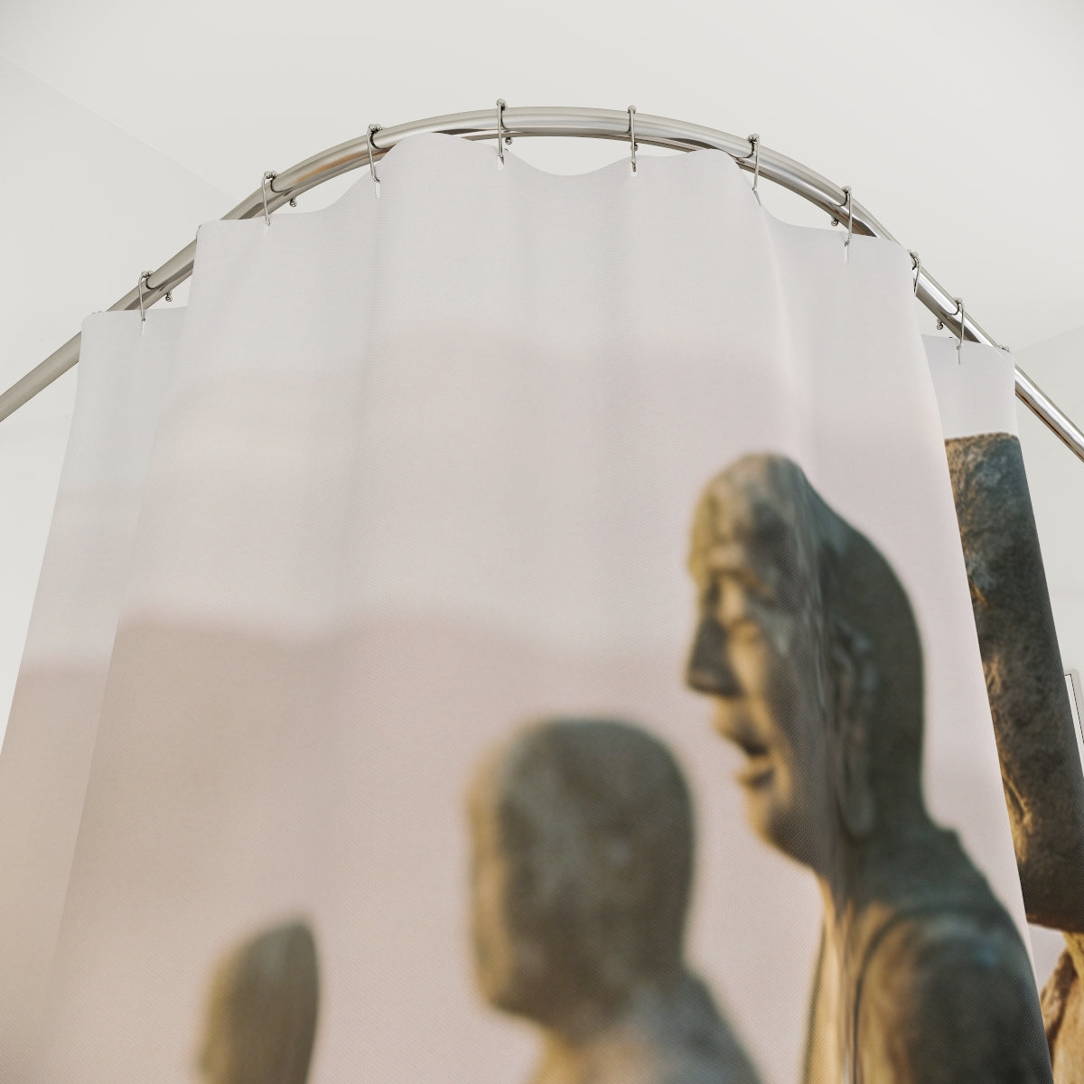 Shower Curtain - Zen Mountain Sanctuary | Echovira Gallery