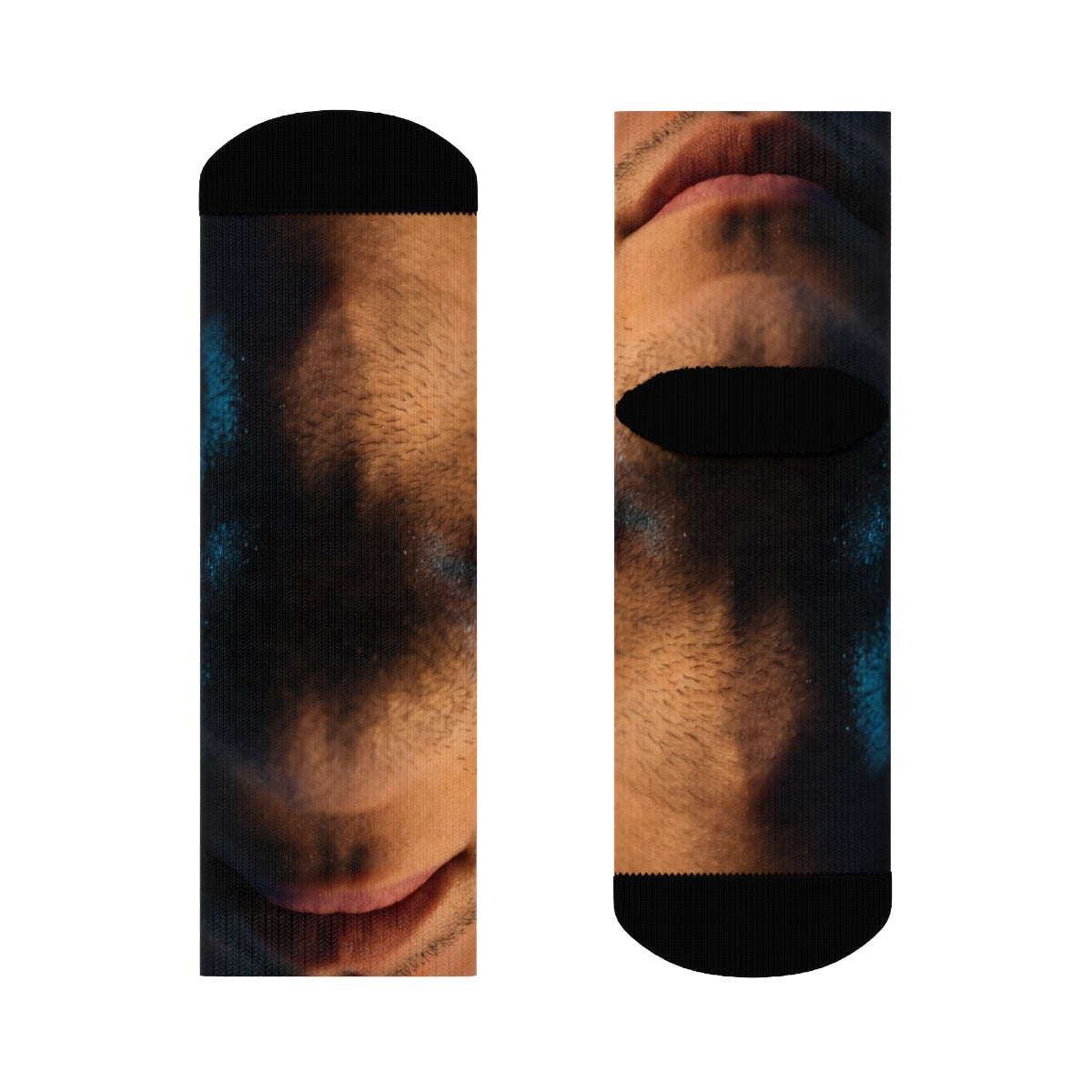 Crew Socks - Neon Horizon Portrait | Echovira Gallery
