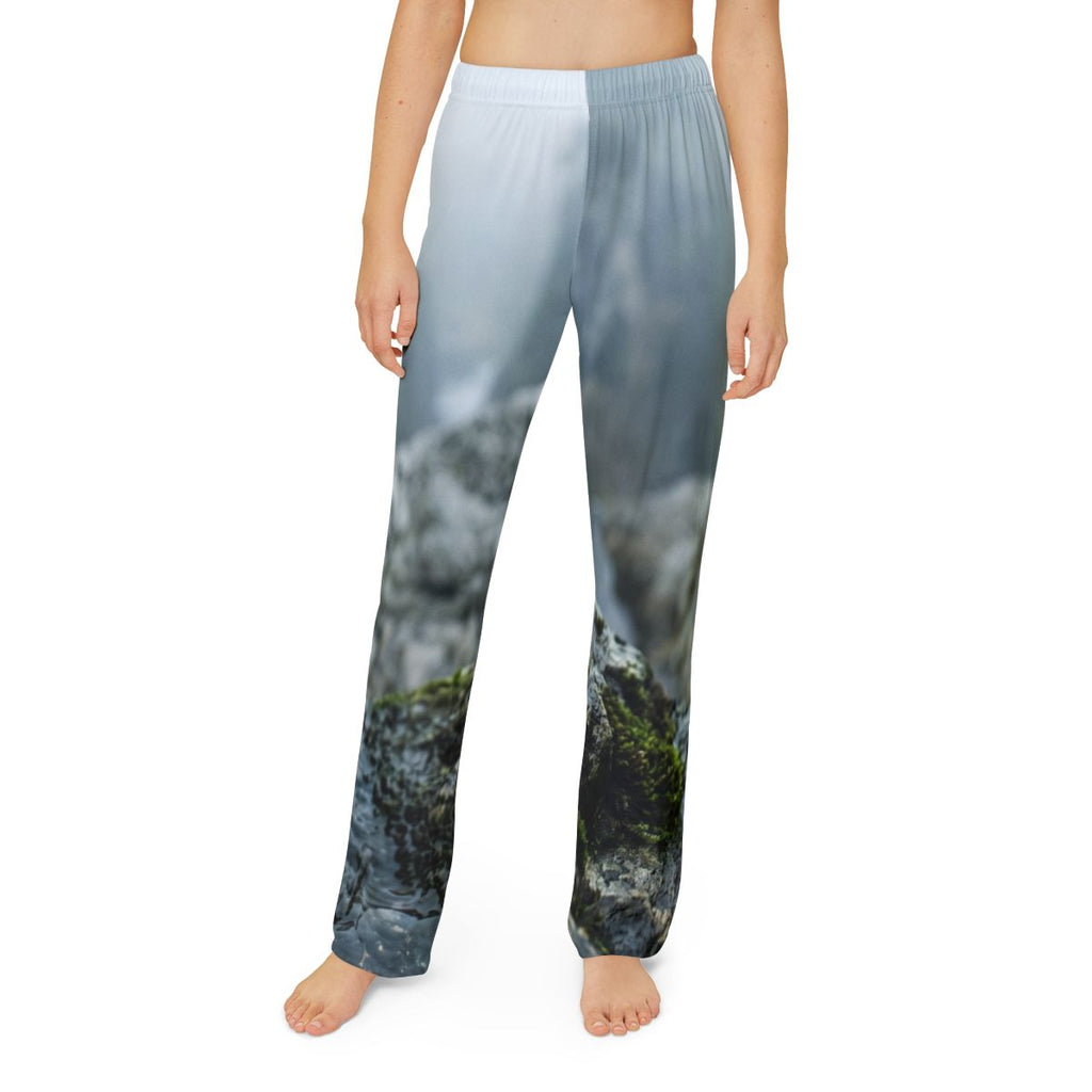 Kids Lounge Pants Mountain Sundial Art