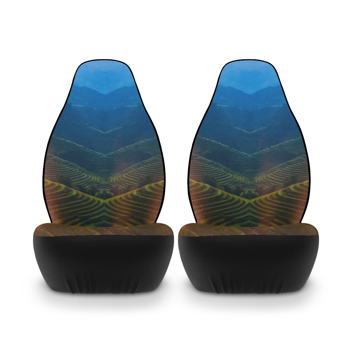 Car Seat Covers - Terraced Slopes | Echovira Gallery