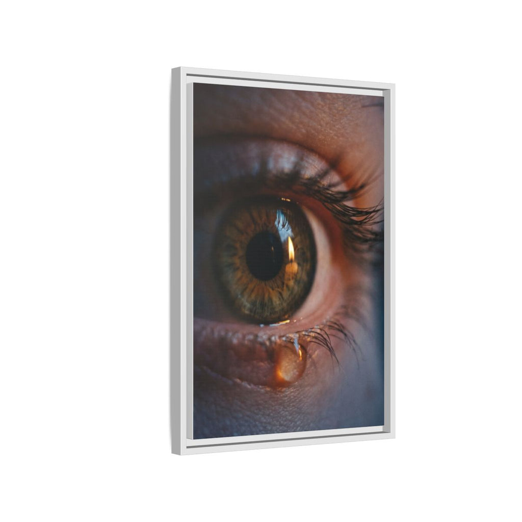 Matte Canvas, Framed - Luminous Tear