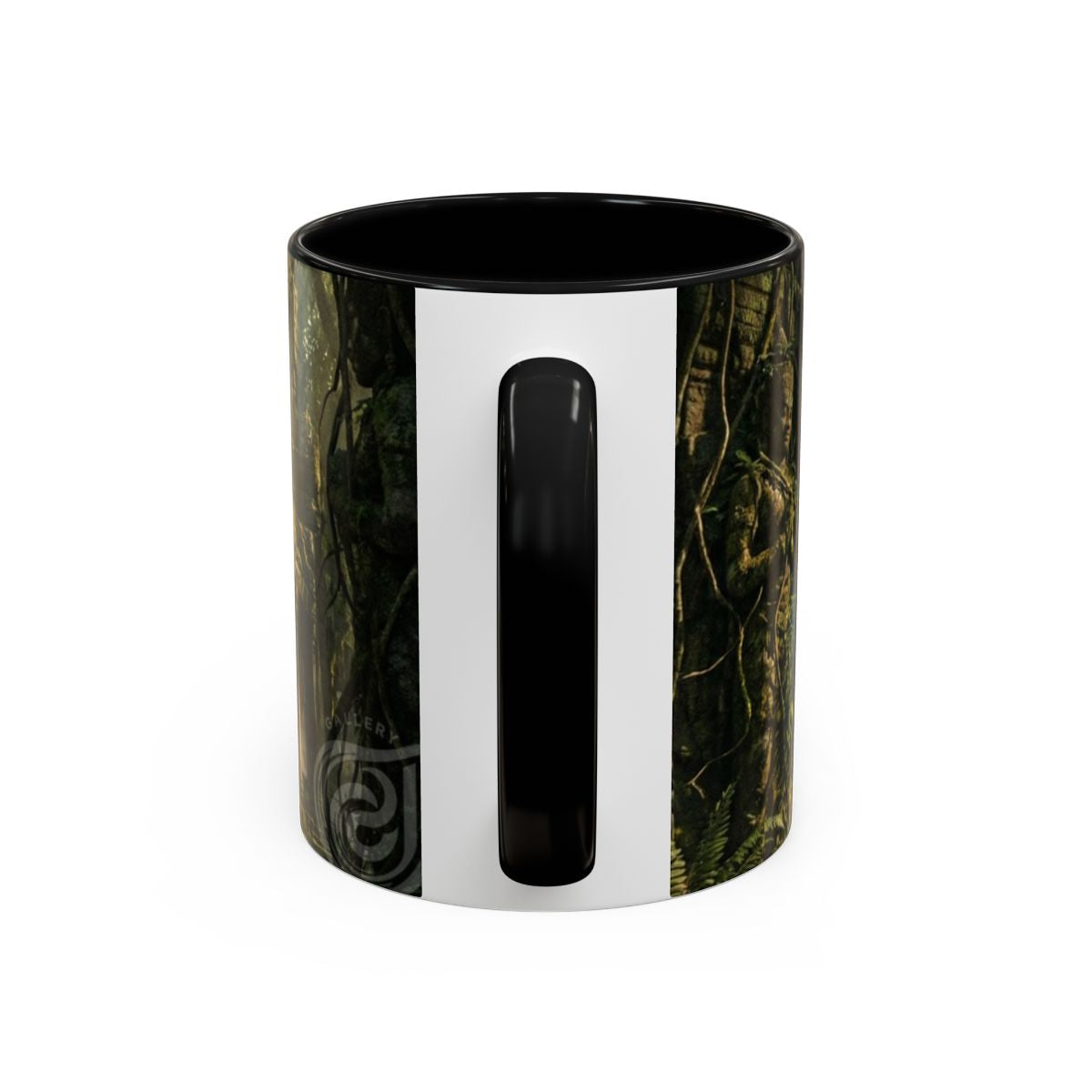 Accent Coffee Mug - Moss Temple Retreat | Echovira Gallery