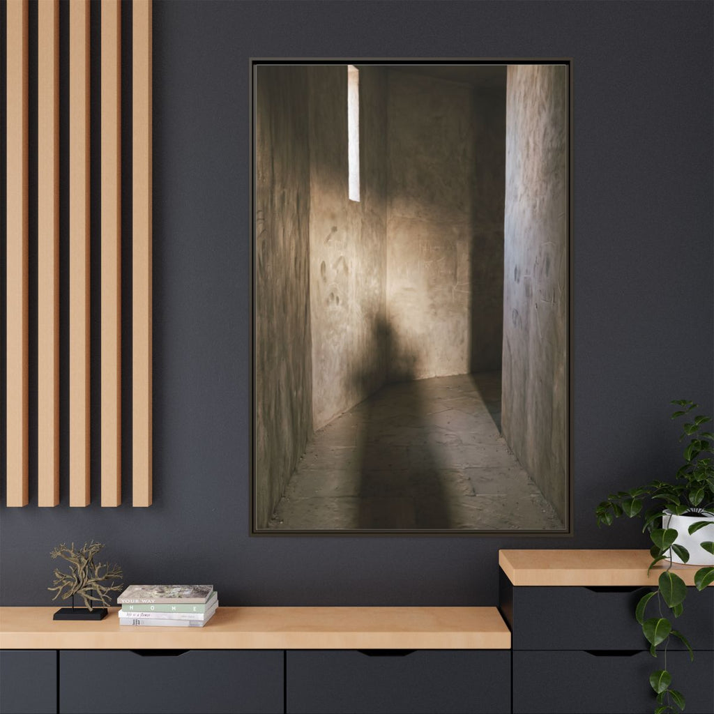 Matte Canvas, Framed - Shadows of the Citadel moody... |...
