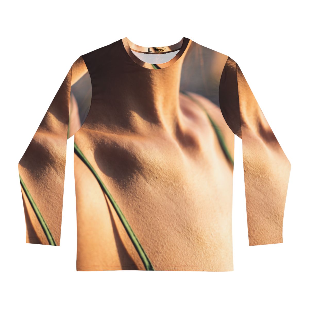 Golden Hour Men's Long Sleeve - Emerald Glow | Echovira...