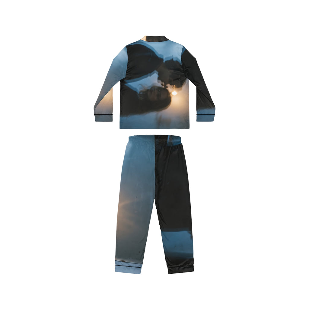 Women's Satin Pajamas - Midnight Shadows Pajamas - Moody......