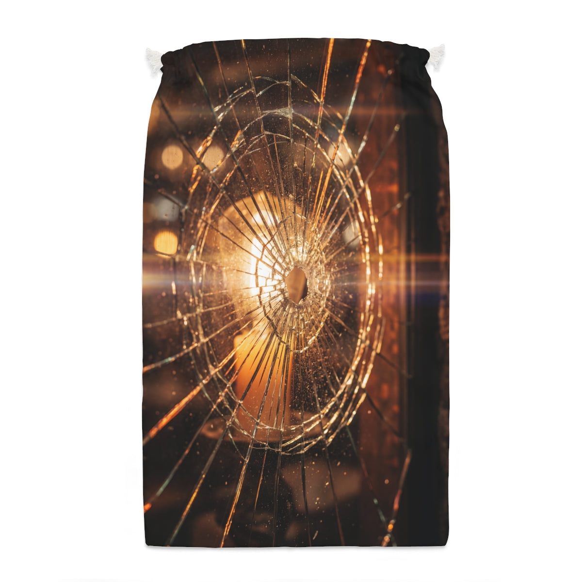 Sack - Fractured Amber Shattered Glass Art | Echovira...