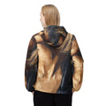 Windbreaker Jacket - Fractured Noir | Echovira Gallery