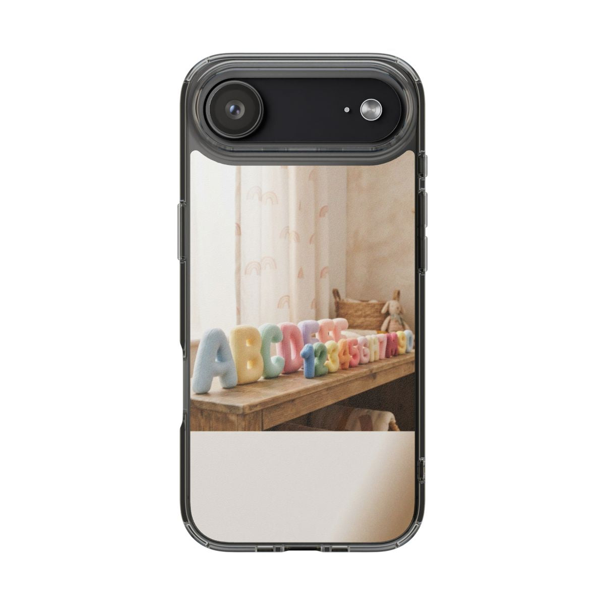 Clear Impact-Resistant Case - Pastel ABCs | Echovira Gallery