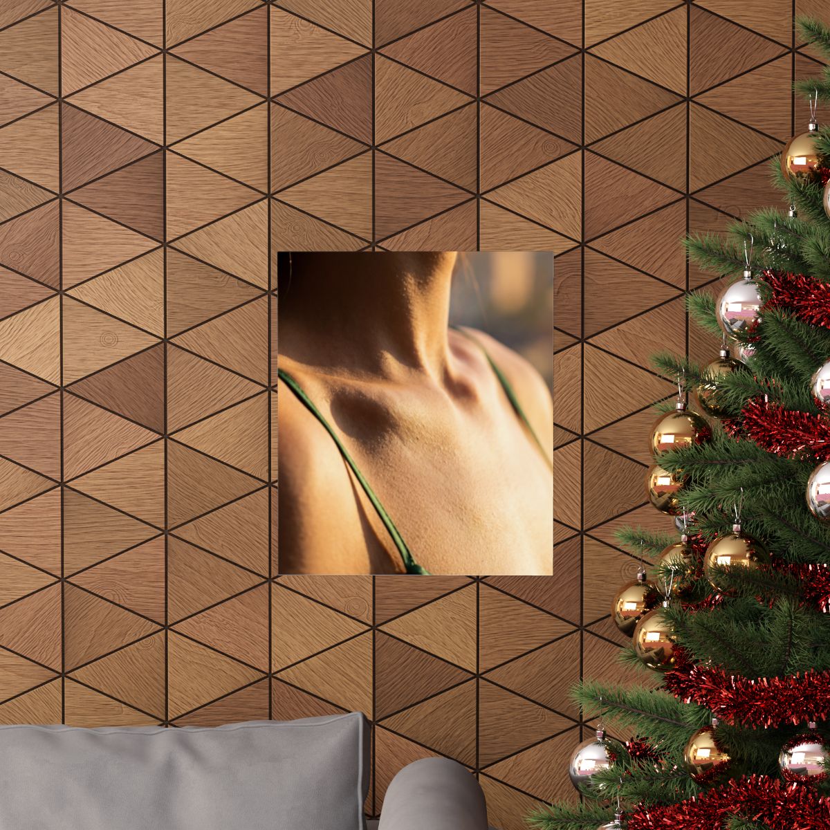 Matte Vertical Posters - Golden Hour Glow - Minimalist... |...