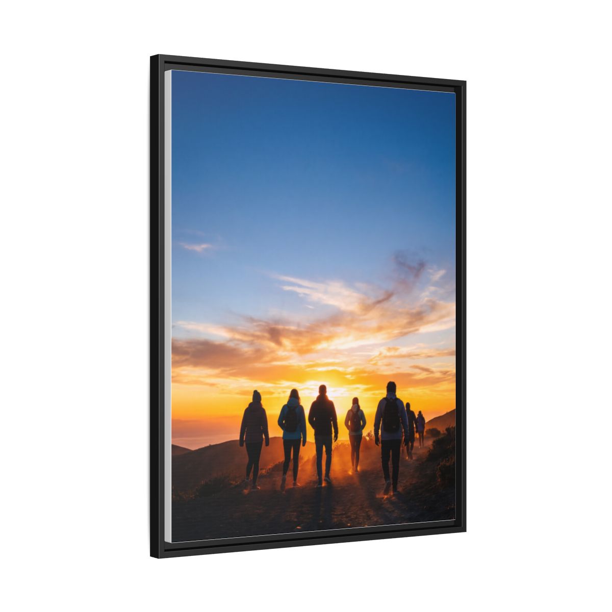 Matte Canvas, Framed - Epic Dawn Trek