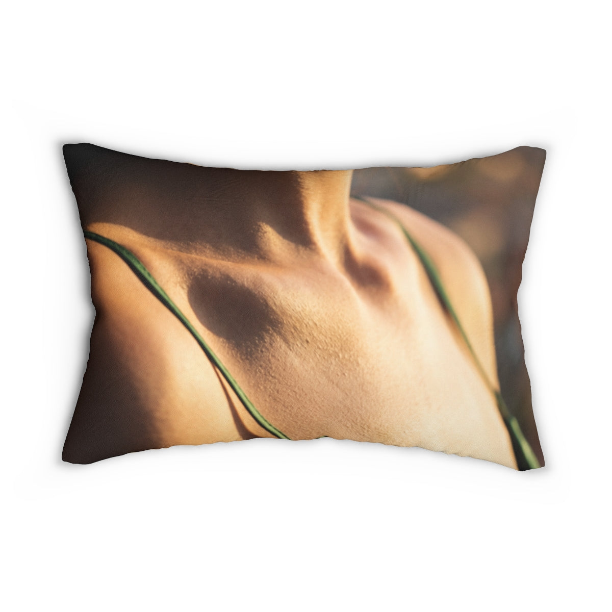 Lumbar Pillow - Cinematic Emerald Accent