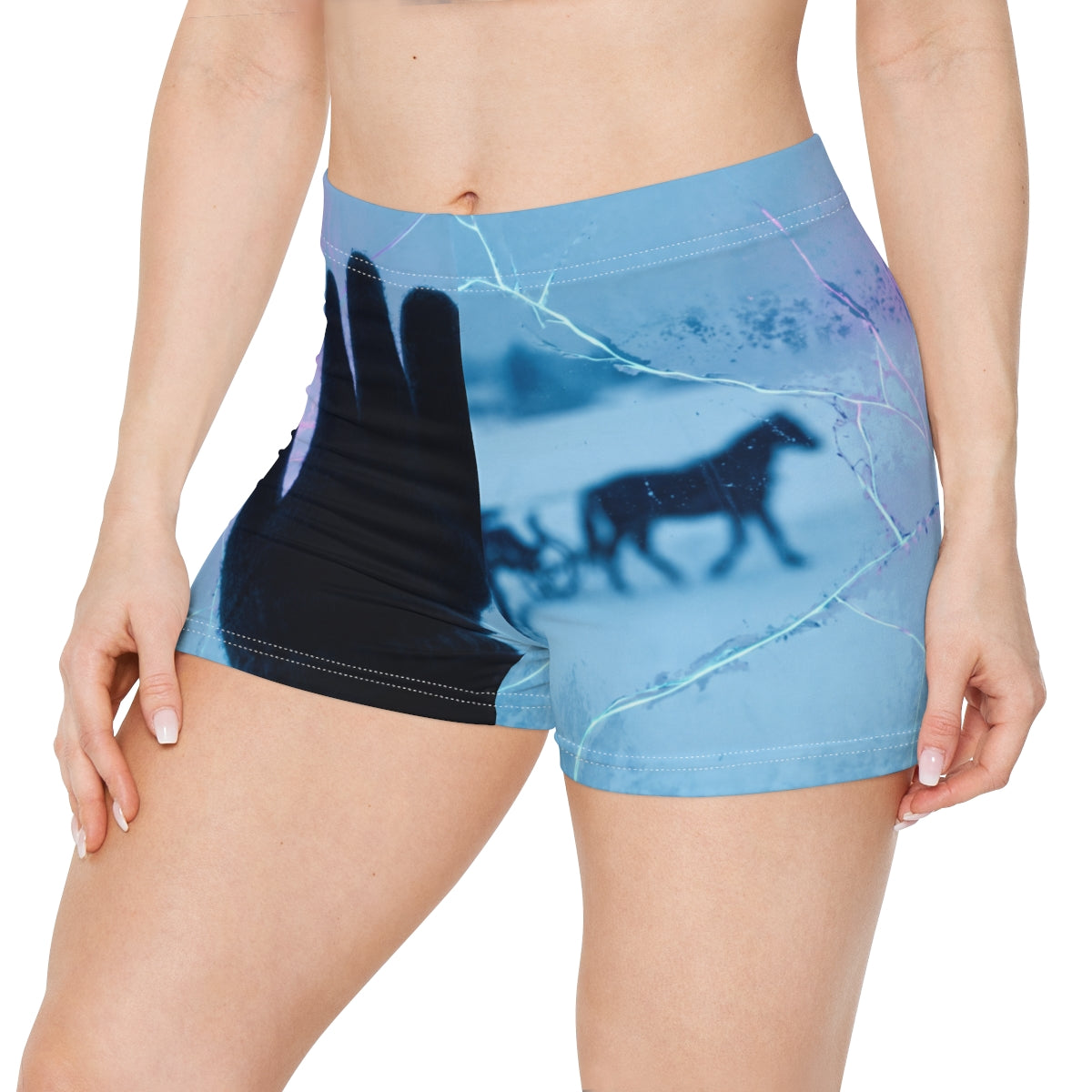 Women's Shorts - Winter Frost | Echovira Gallery