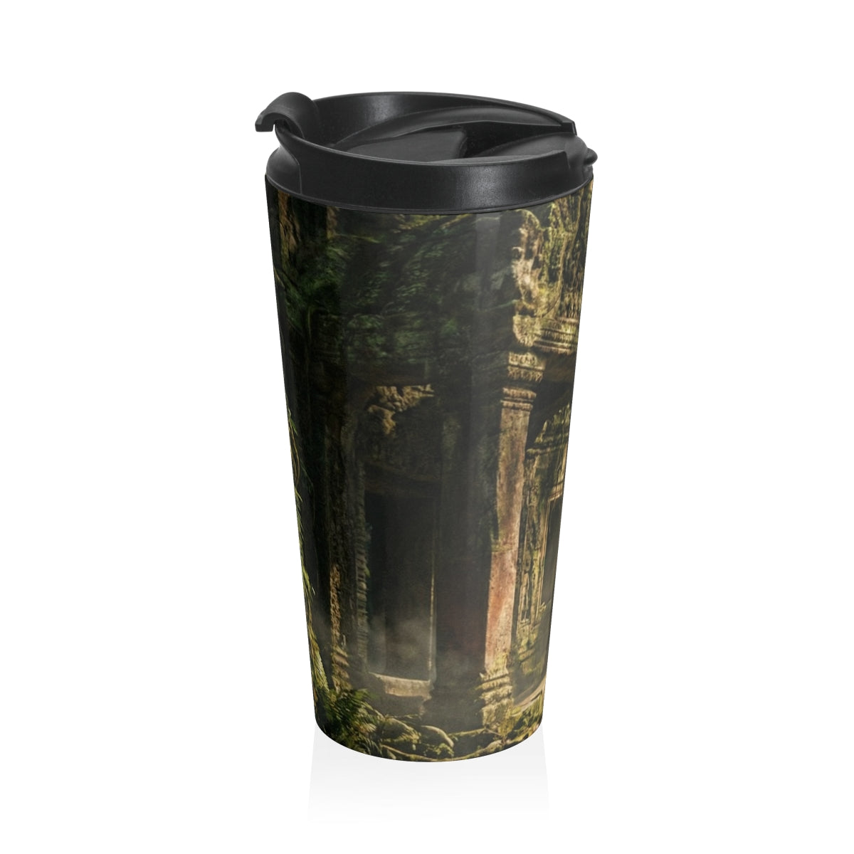 Stainless Steel Travel Mug - Temple Mist | Echovira Gallery