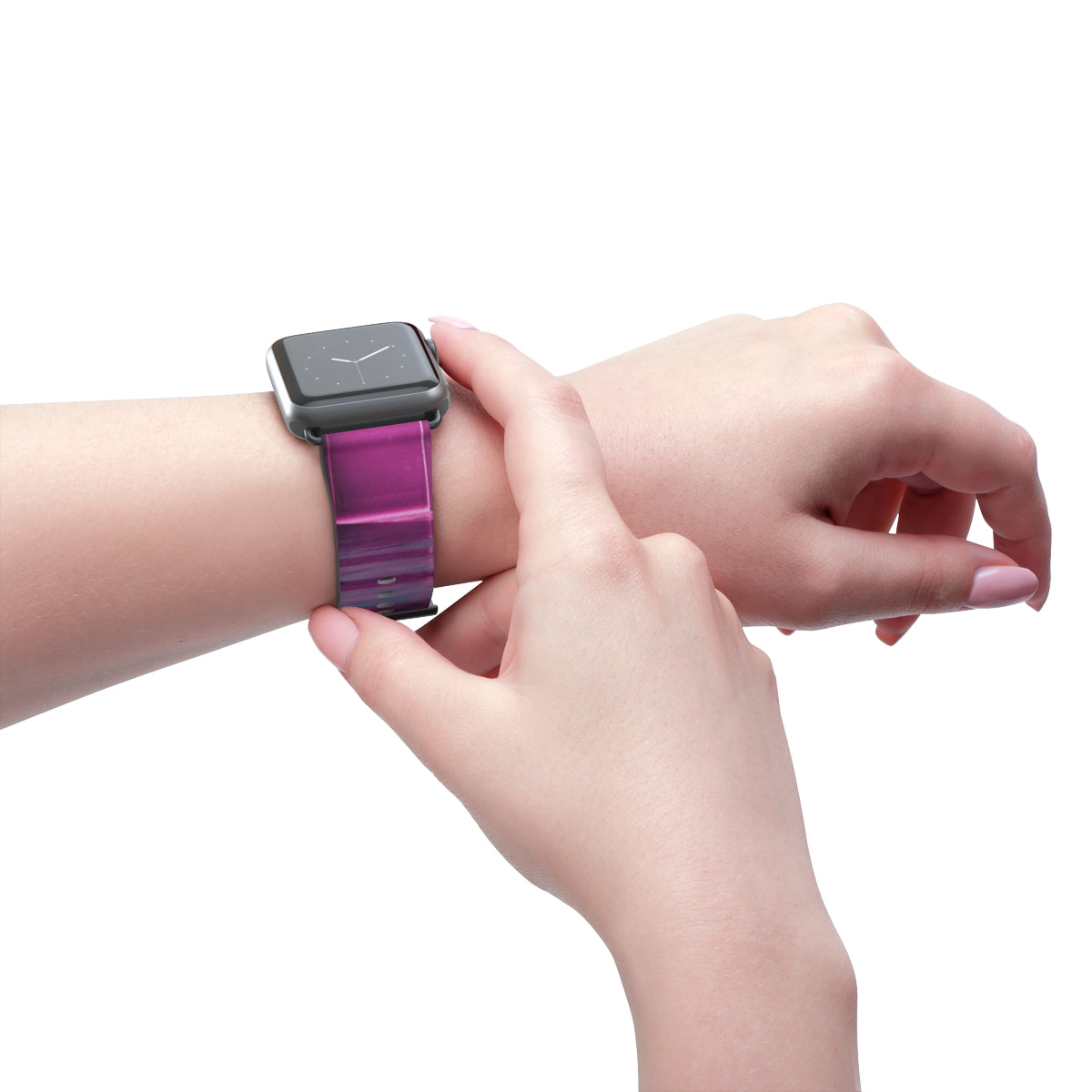 Apple Watch Band - Neon Portal Colonnade | Echovira Gallery