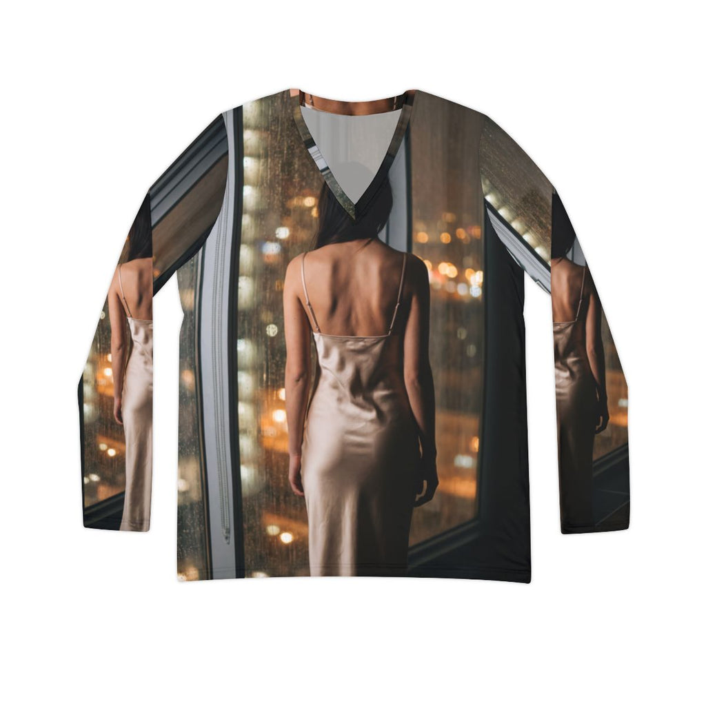 Women's V-neck Shirt - Relaxed Elegance