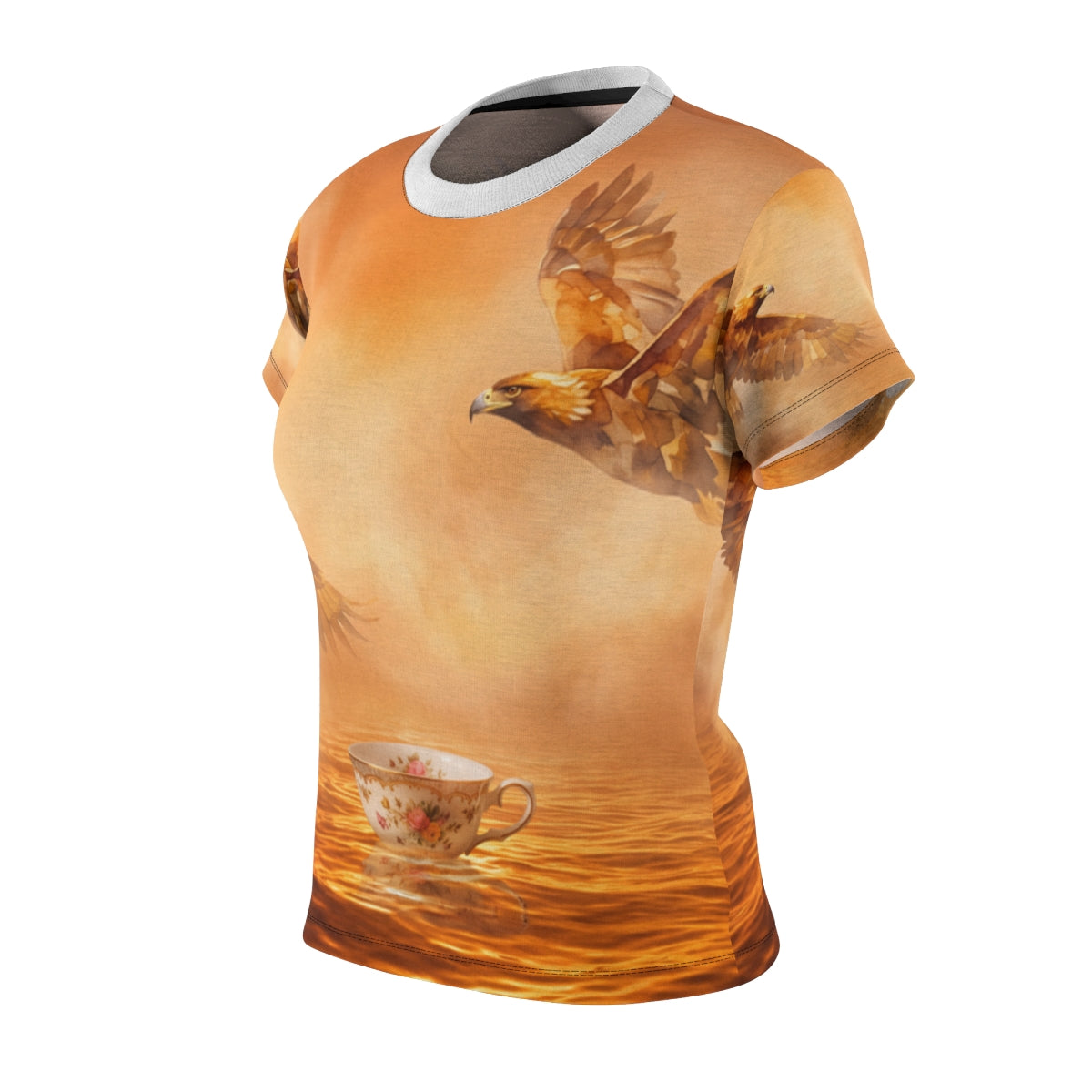 Surreal Eagles Women's Cut and Sew Tee