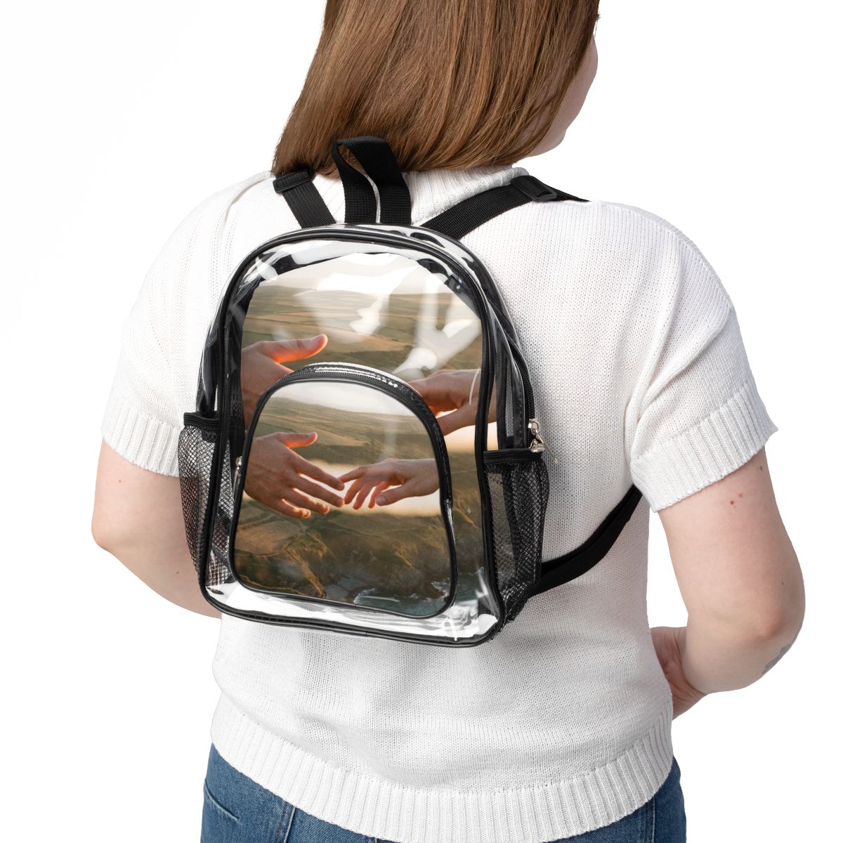 Clear Stadium Backpack - The Infinite Touch | Ethereal... |...