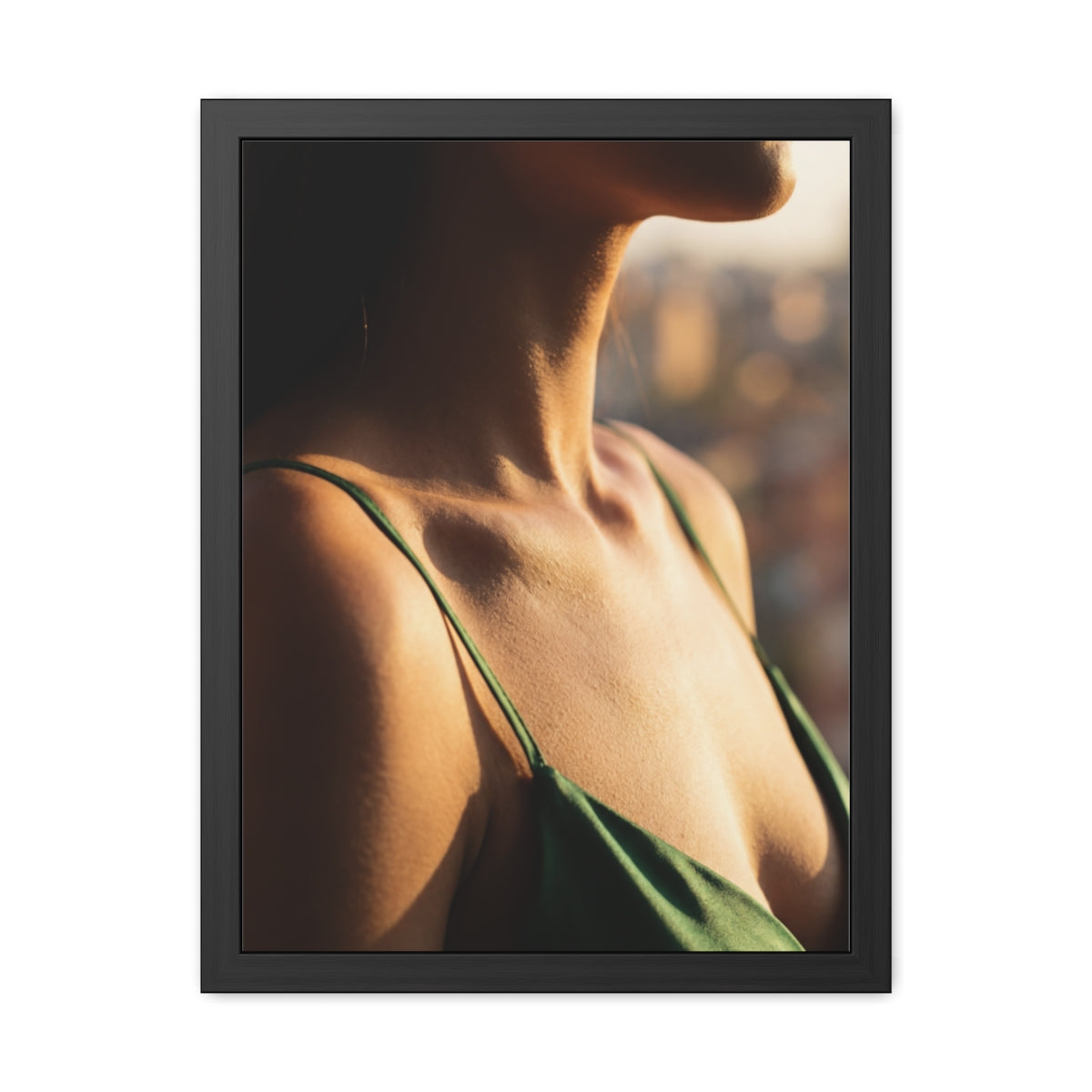 Framed Poster - Sunlit Muse Gallery Art — Portrait