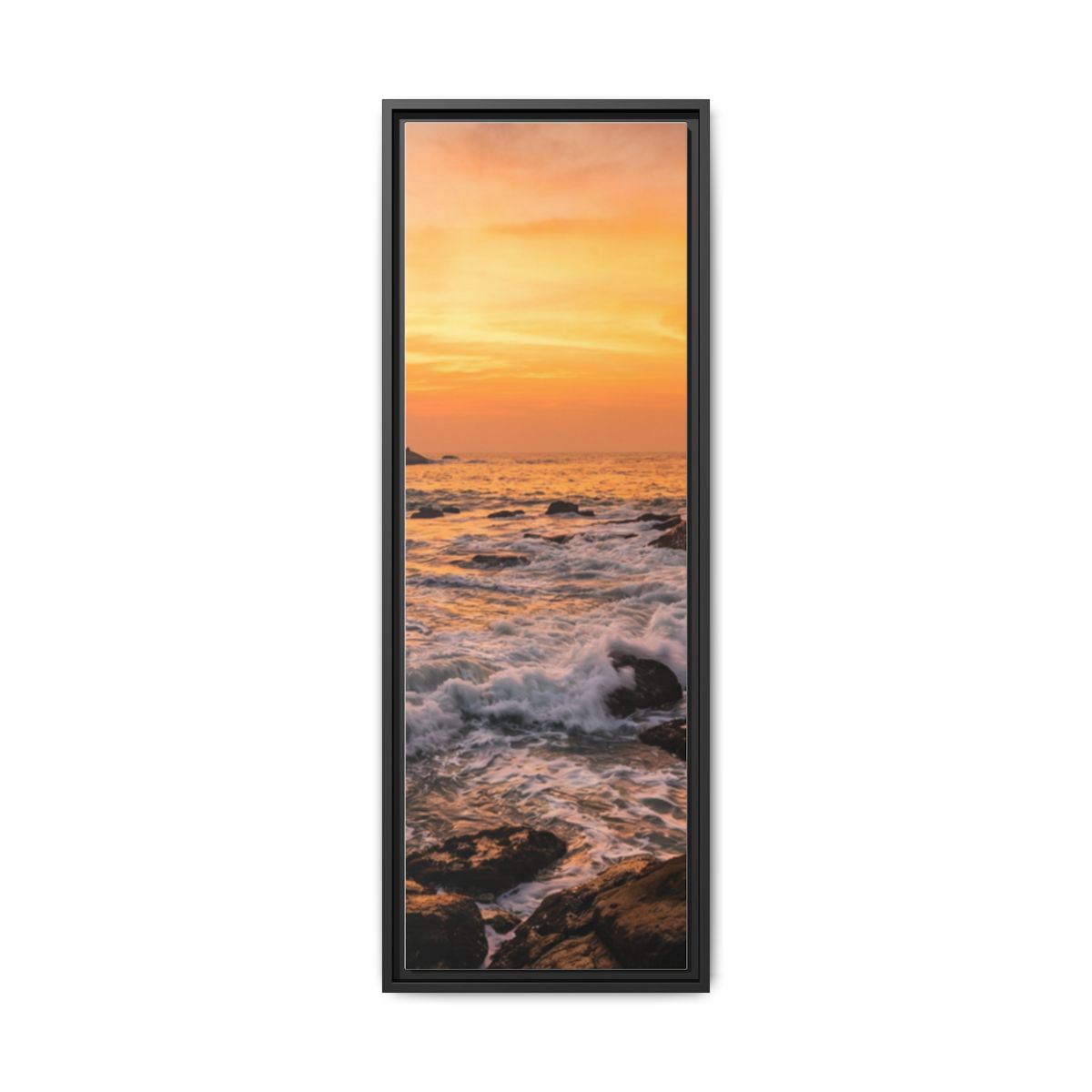 Framed Matte Canvas - Majestic Golden Coast
