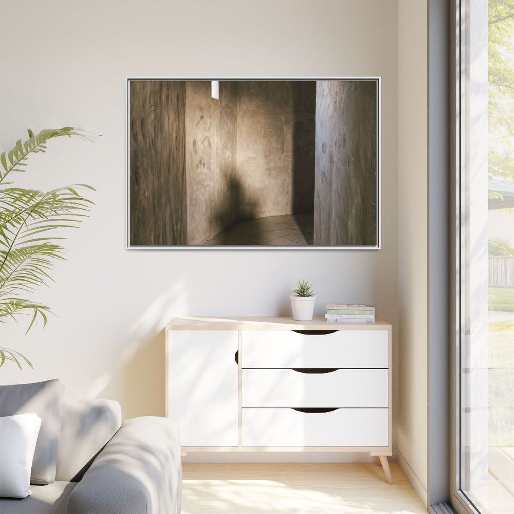 Matte Canvas, Framed - Shadows of the Citadel moody... |...