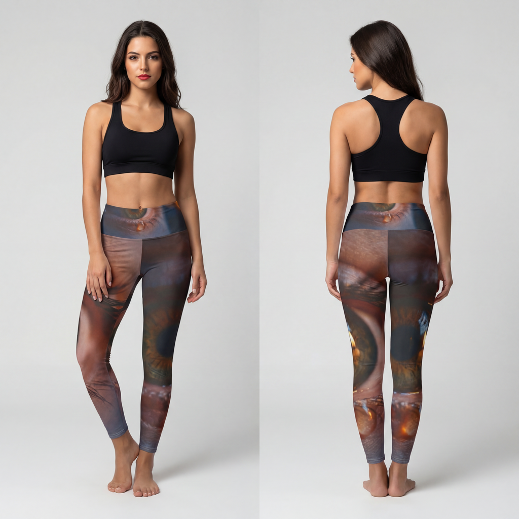 Women's Yoga Pants - Luminous Tear Art