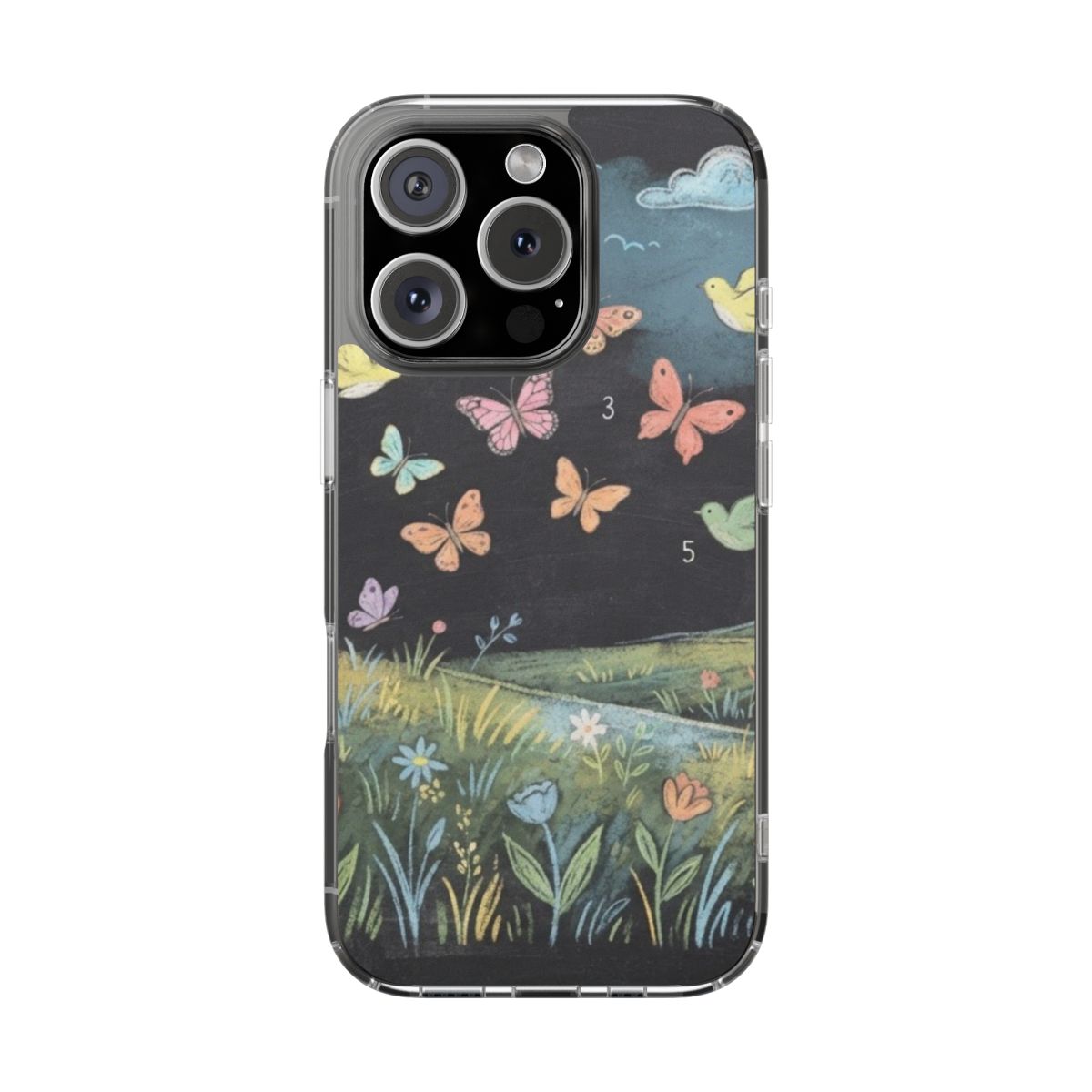 Clear Impact-Resistant Cases - Clear Phone Case - Meadow......