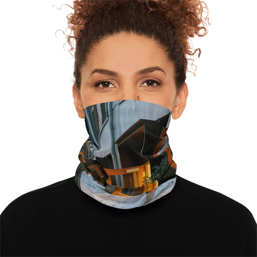 Lightweight Neck Gaiter - Twilight City | Echovira Gallery