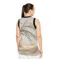 Unisex Basketball Jersey - Winter Branch Solitude Landscape...
