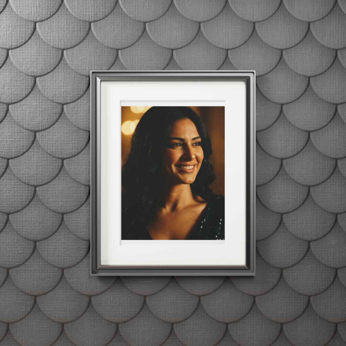 Framed Fine Art Print - Golden Glow — Portrait